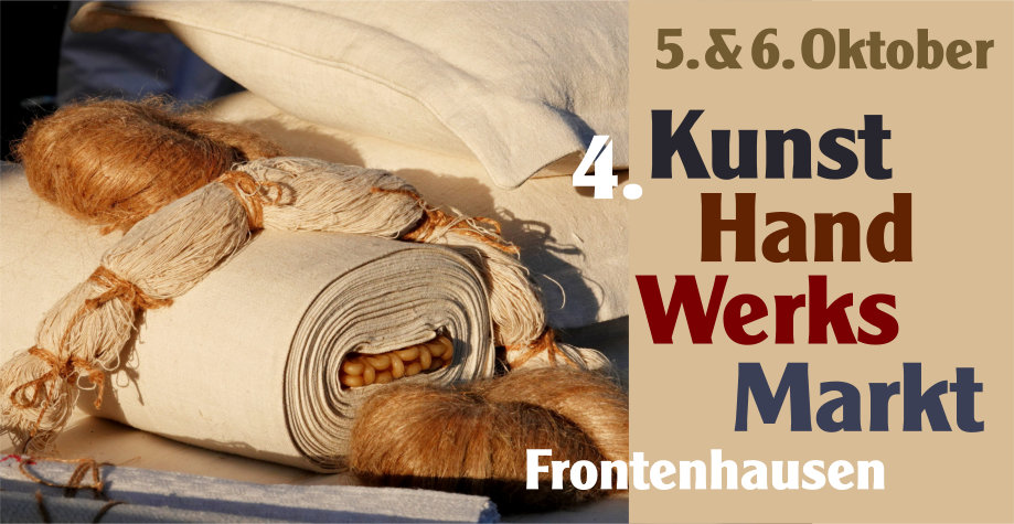 4. KunstHandWerksMarkt Frontenhausen, Oktober 2024